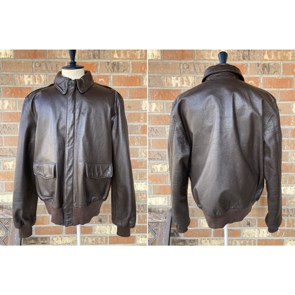 Size 44 USAF Type A-2 Flight Bomber Jacket Flyer's by Willis & Geiger inc